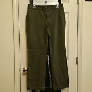 Army green pants